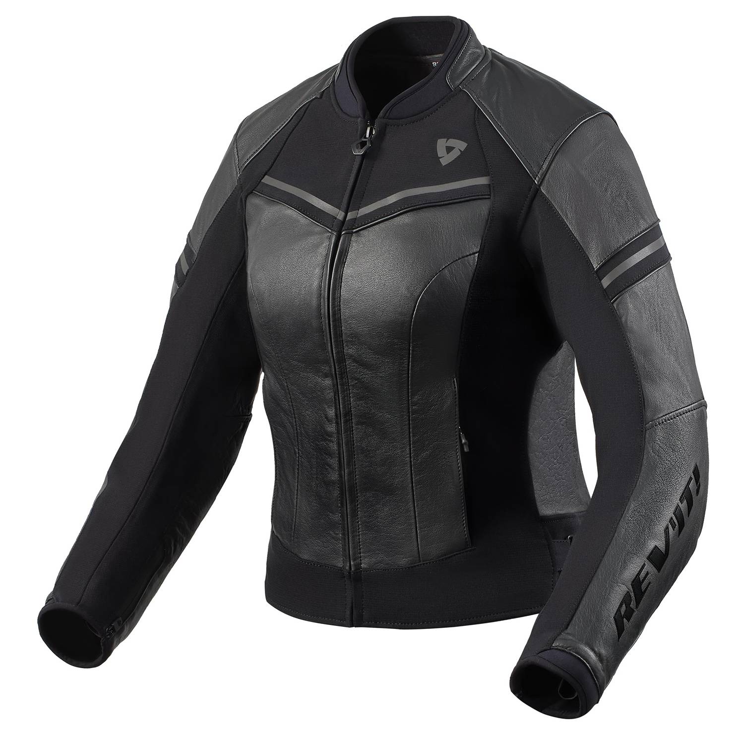 Image of REV'IT! Median Ladies Jacket Black Anthracite Size 34 EN