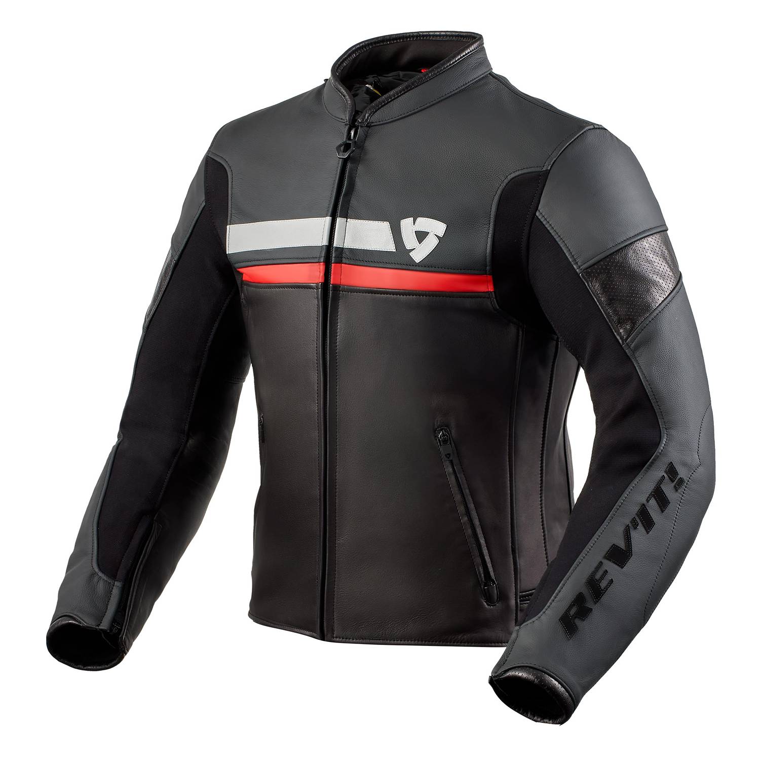 Image of REV'IT! Mile Veste Noir Rouge Taille 50