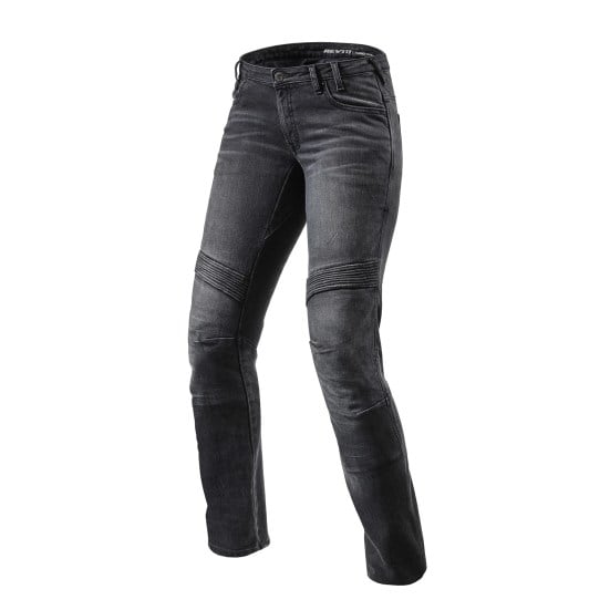 Image of REV'IT! Moto Lady TF Black Motorcycle Jeans Size L32/W24 EN