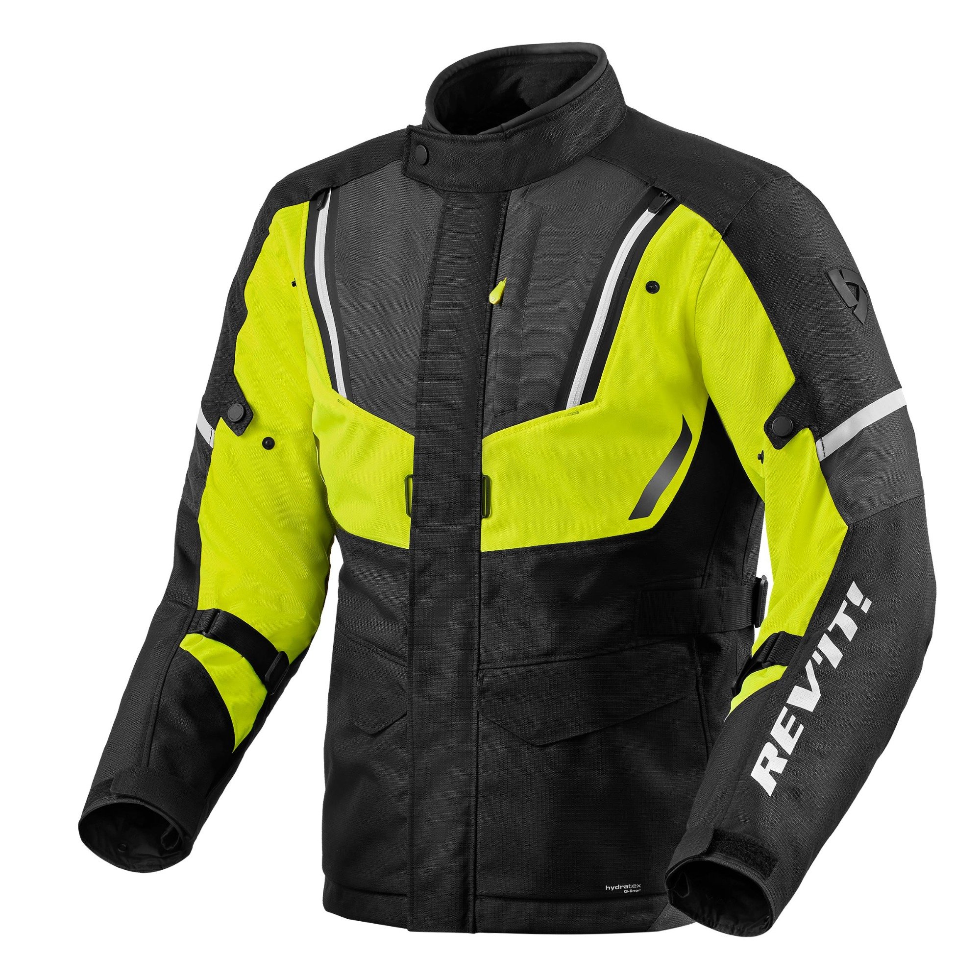 Image of REV'IT! Move H2O Jacket Black Neon Yellow Size M EN
