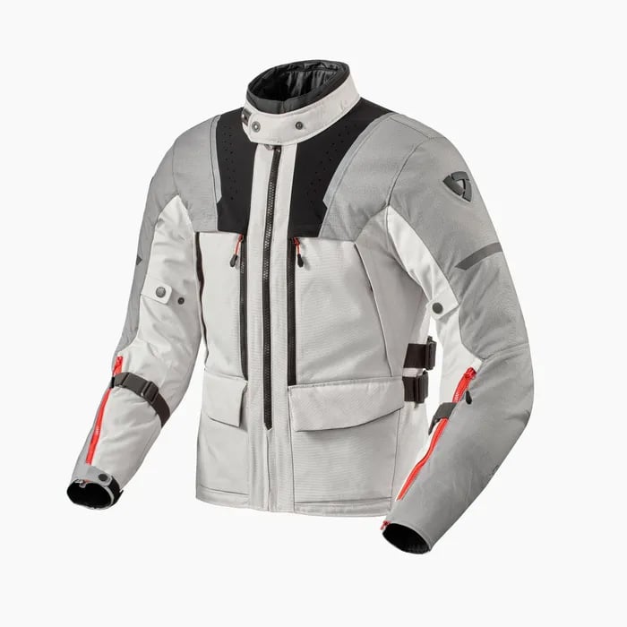 Image of REV'IT! Offtrack 2 H2O Jacket Light Gray Silver Size 2XL ID 8700001365635