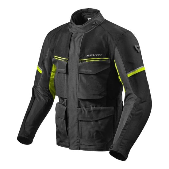 Image of REV'IT! Outback 3 Jacket Black Neon Yellow Size S EN