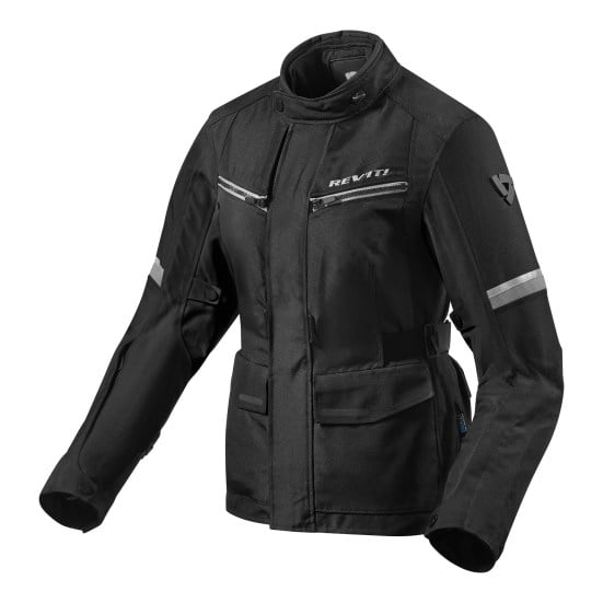Image of REV'IT! Outback 3 Jacket Lady Black Silver Size 36 ID 8700001264488