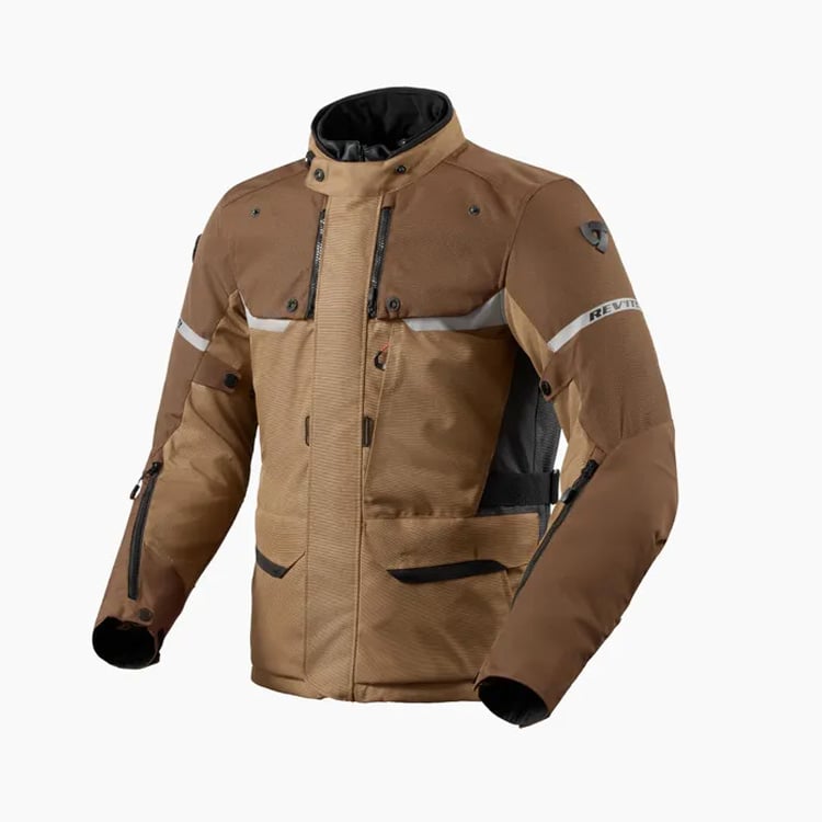 Image of REV'IT! Outback 4 H2O Jacket Brown Size S ID 8700001365963