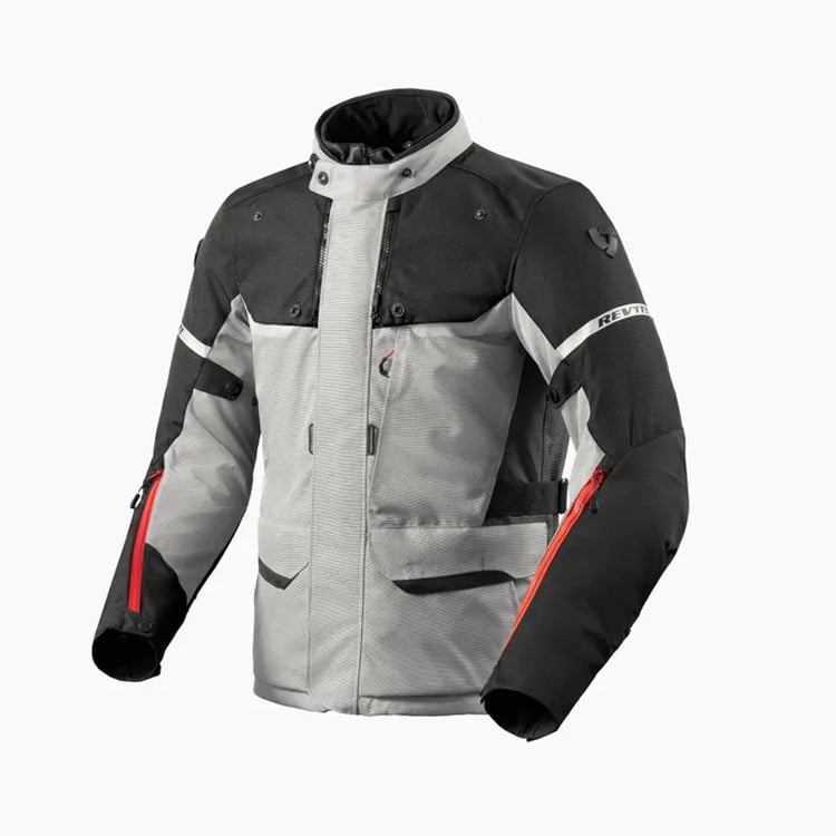 Image of REV'IT! Outback 4 H2O Jacket Silver Black Size 3XL EN