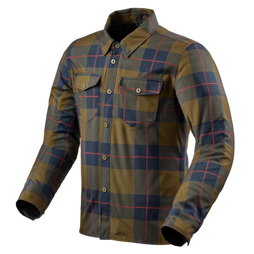 Image of REV'IT! Overshirt Bison 2 H2O Ocher Gelb Jacke Größe M