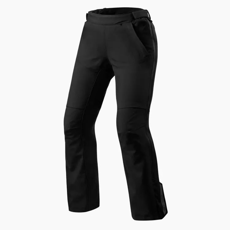 Image of REV'IT! Pants Berlin H2O Ladies Black Short Motorcycle Pants Size 36 ID 8700001361910
