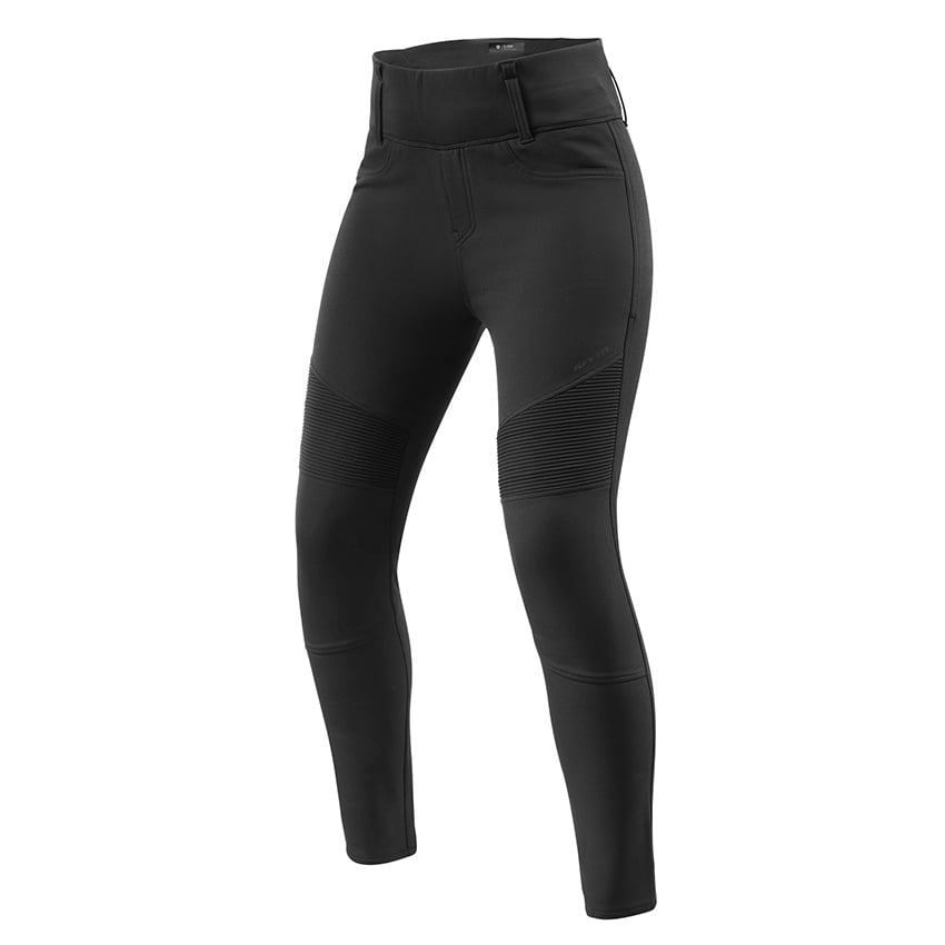 Image of REV'IT! Pants Ellison Ladies SK Black Motorcycle Jeans Size L32/W29 ID 8700001335287