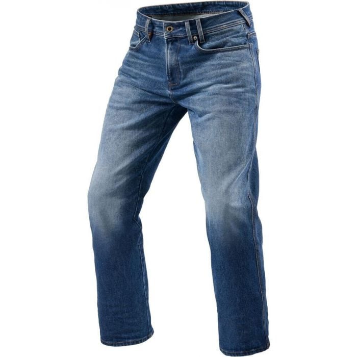 Image of REV'IT! Philly 3 LF Mid Bleu Used Pantalon Taille L32/W30