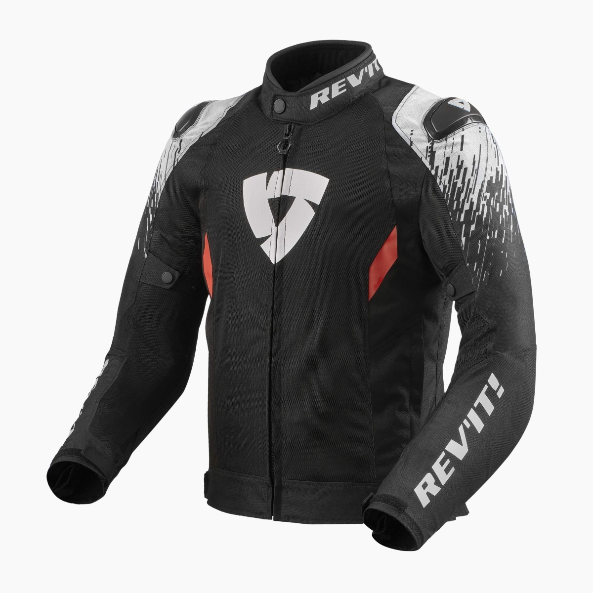 Image of REV'IT! Quantum 2 Air Noir Blanc Blouson Taille S