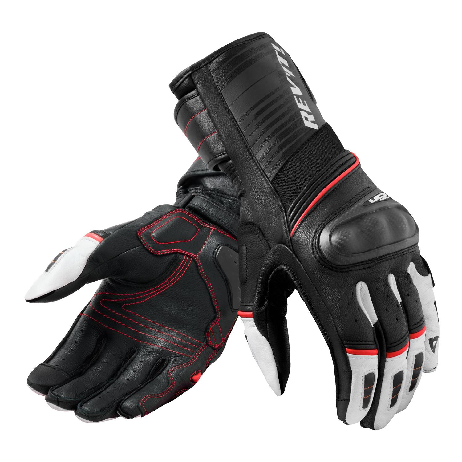 Image of REV'IT! RSR 4 Gants Noir Blanc Taille S