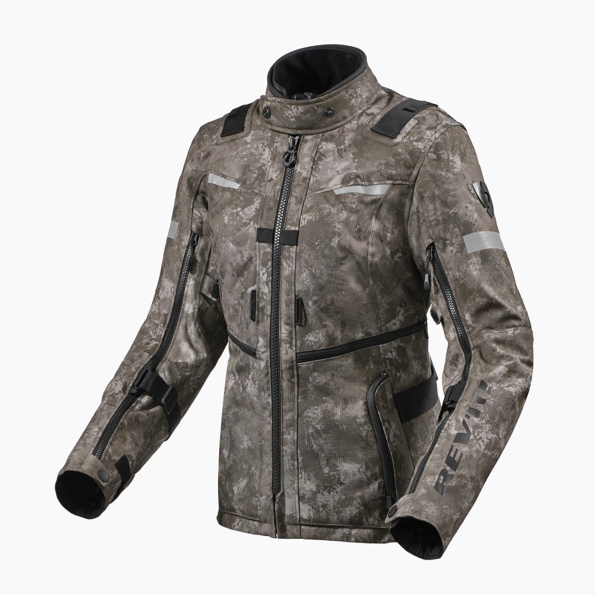 Image of REV'IT! Sand 4 H2O Jacket Lady Camo Brown Size 34 ID 8700001311595