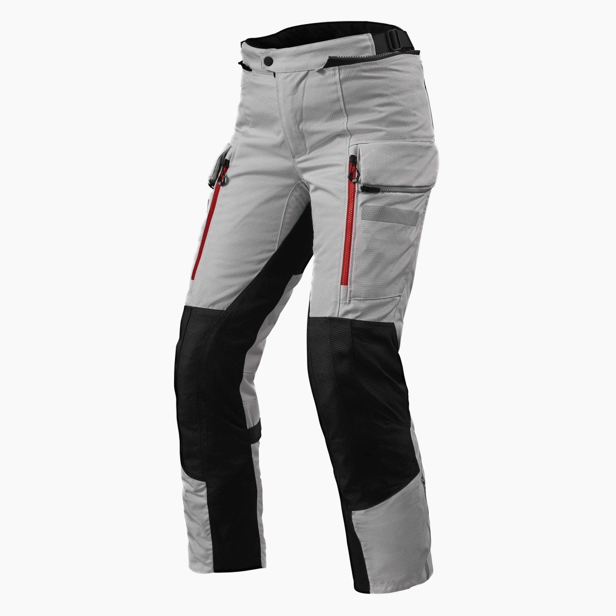 Image of REV'IT! Sand 4 H2O Ladies Short Silver Black Motorcycle Pants Size 38 ID 8700001316163