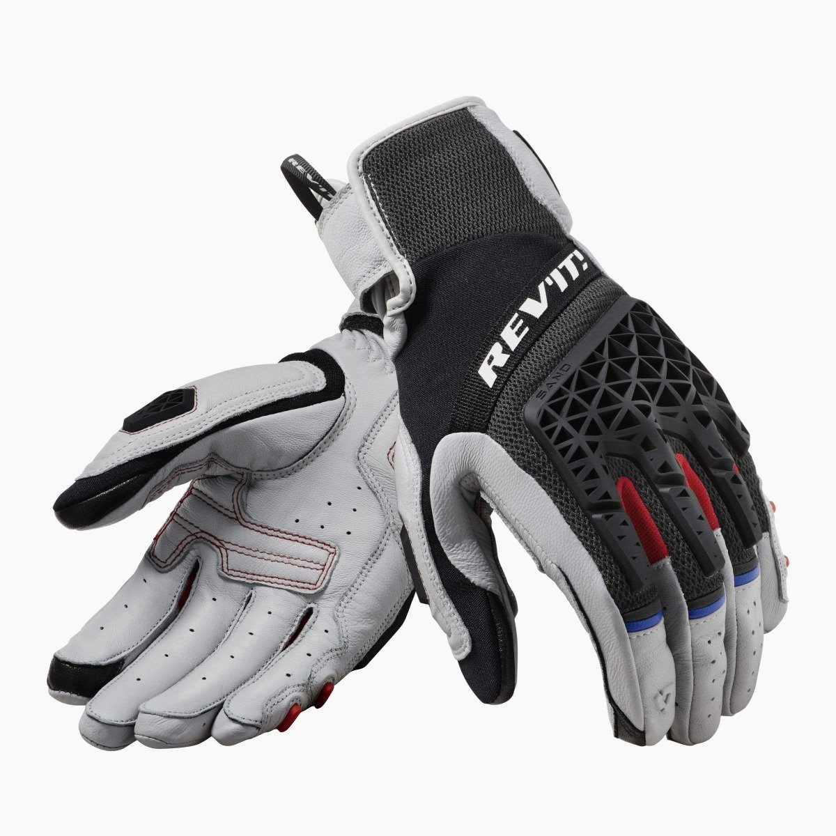 Image of REV'IT! Sand 4 Light Gris Noir Gants Taille L