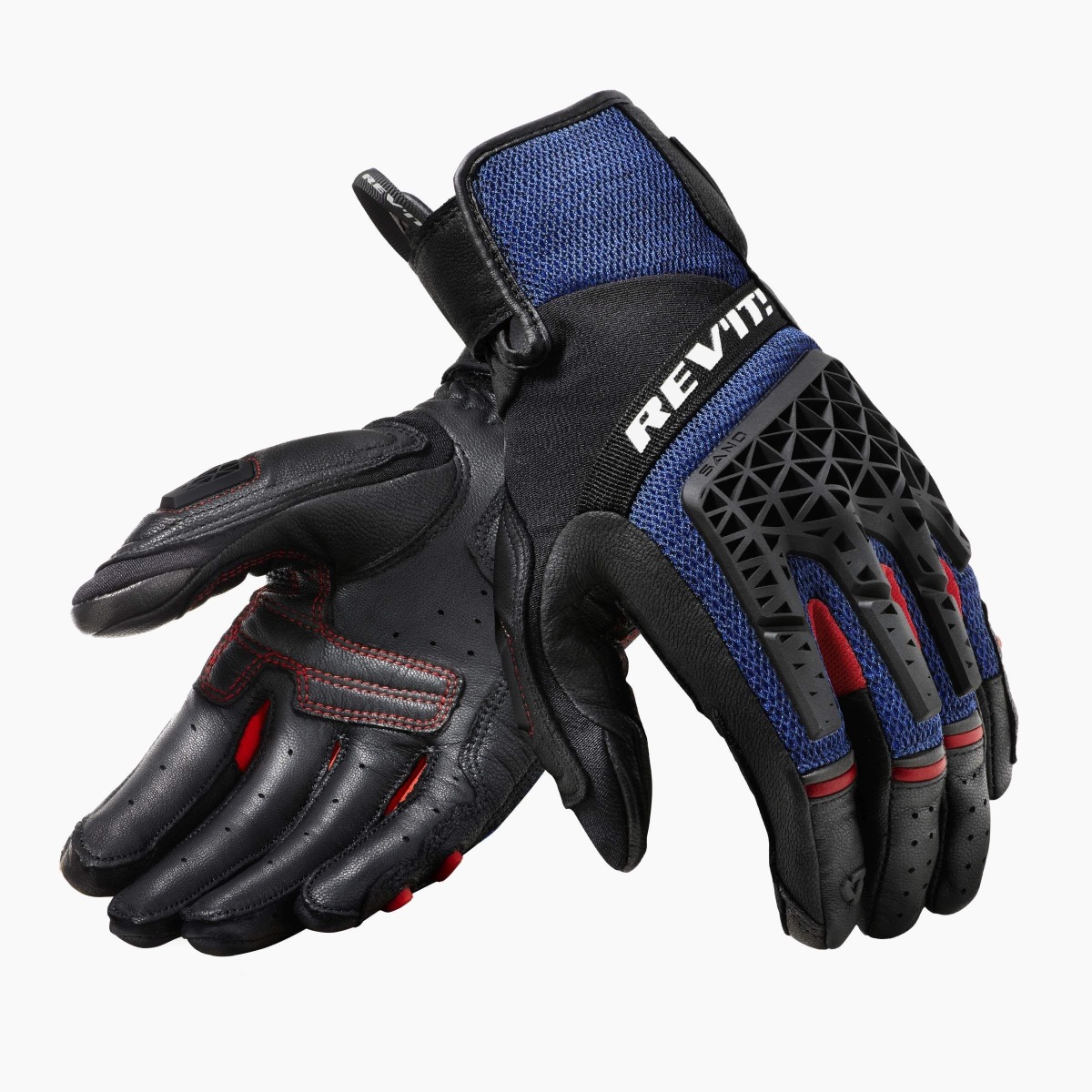 Image of REV'IT! Sand 4 Noir Bleu Gants Taille M