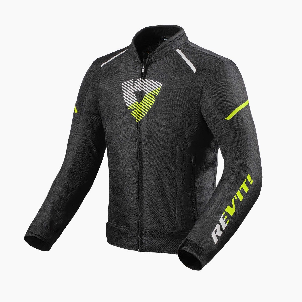 Image of REV'IT! Sprint H2O Jacket Black Neon Yellow Size M EN