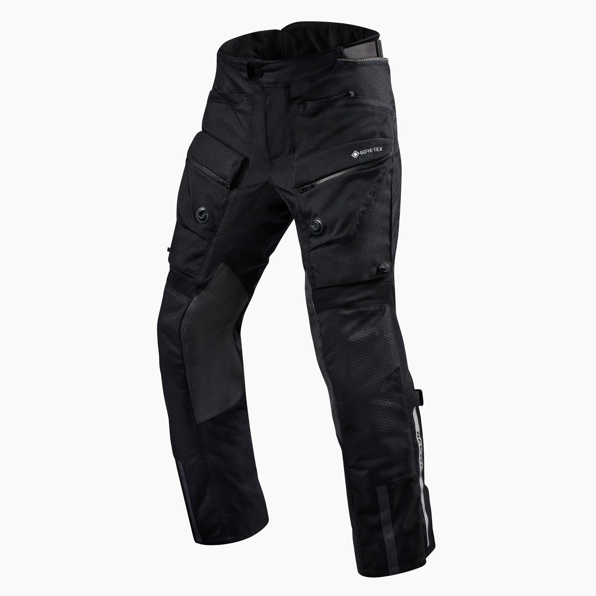 Image of REV'IT! Trousers Defender 3 GTX Black Short Motorcycle Pants Size 2XL EN