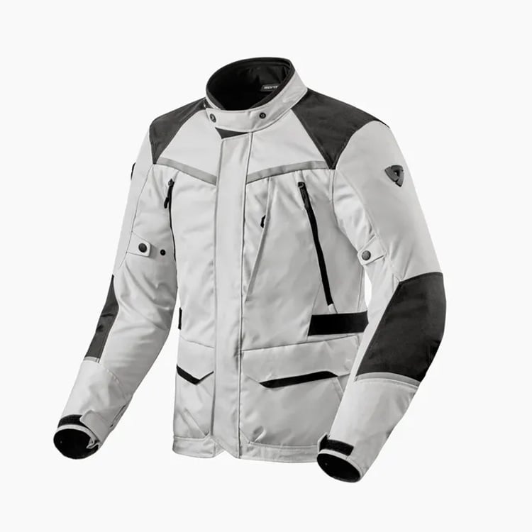 Image of REV'IT! Voltiac 3 H2O Jacket Silver Black Size 2XL EN