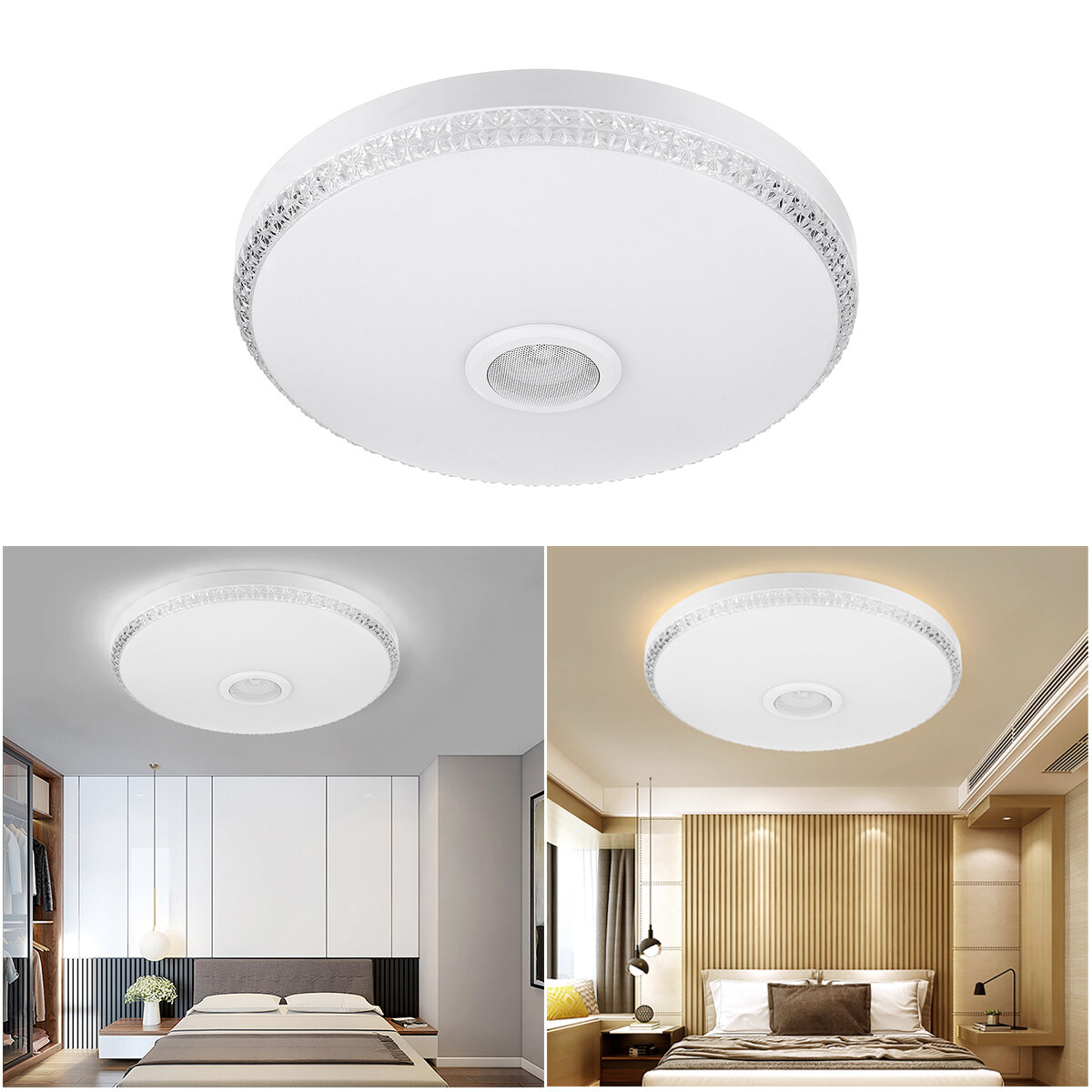 Image of RGB Smart LED Ceiling Lights Spotlight Lamp Wireless bluetooth WIFI APP Control