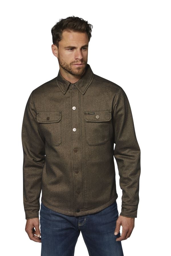 Image of ROKKER Boston Rider Jacket Brown Talla S