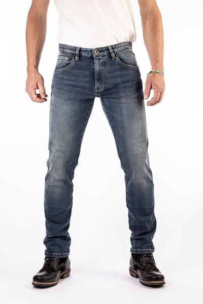 Image of ROKKER Rokkertech Tapered Slim Bleu Pantalon Taille L34/W29