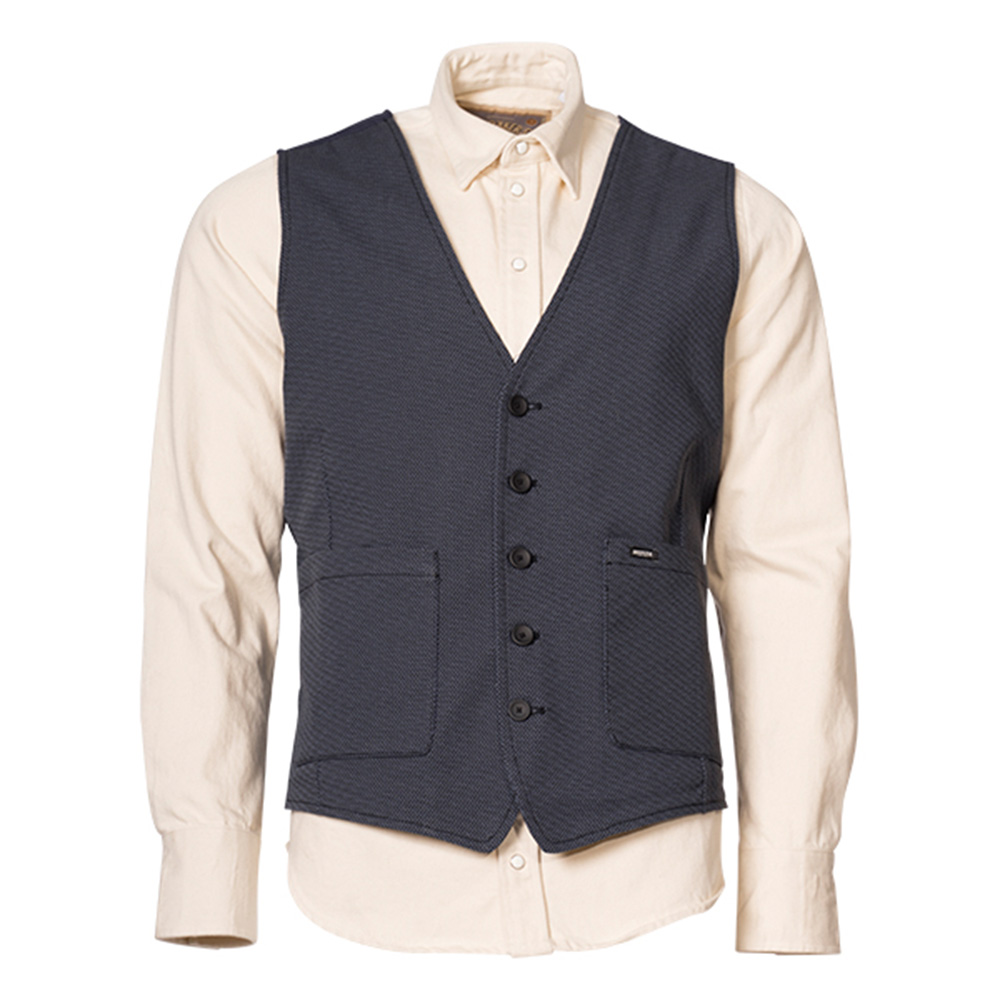Image of ROKKER Tweed Vest Blue Größe S