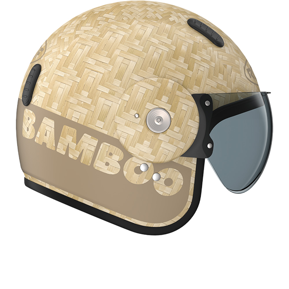 Image of ROOF Bamboo Pure Matt Sand Jet Helmet Talla SM