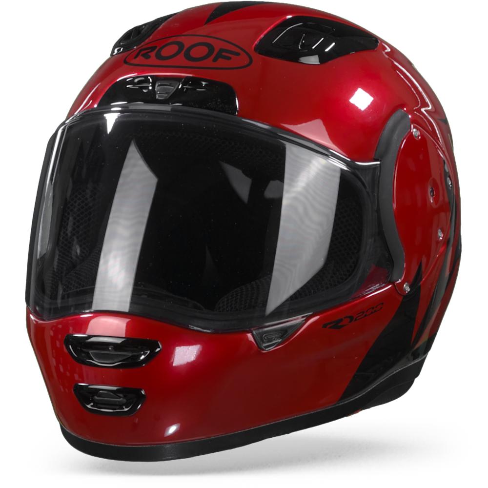 Image of ROOF RO200 Troyan Red Black Full Face Helmet Size 2XL EN