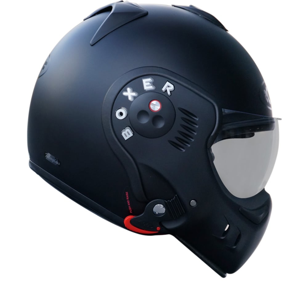 Image of ROOF RO5 Boxer V8 S Mat Noir Casque Modulable Taille XL