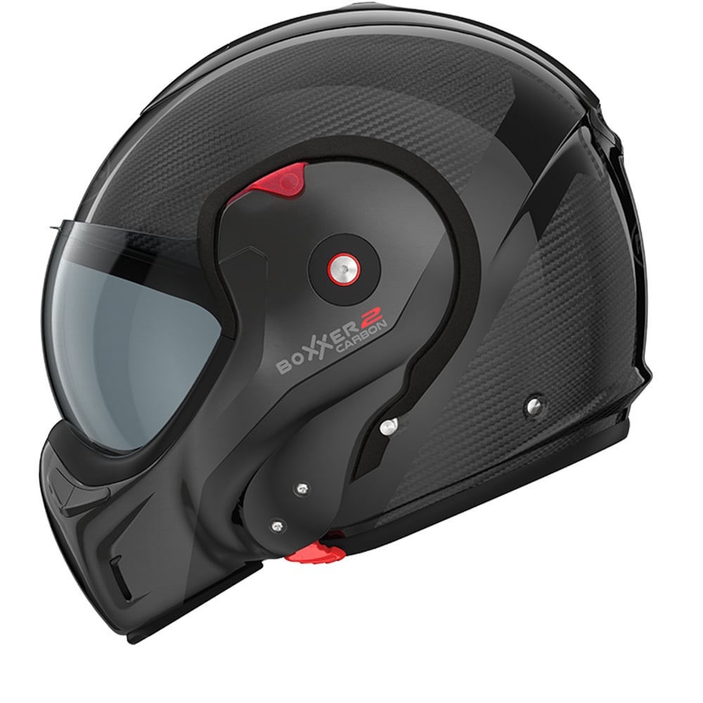 Image of ROOF RO9 BOXXER 2 Carbon Wonder Black Modular Helmet Size M ID 3662305017359