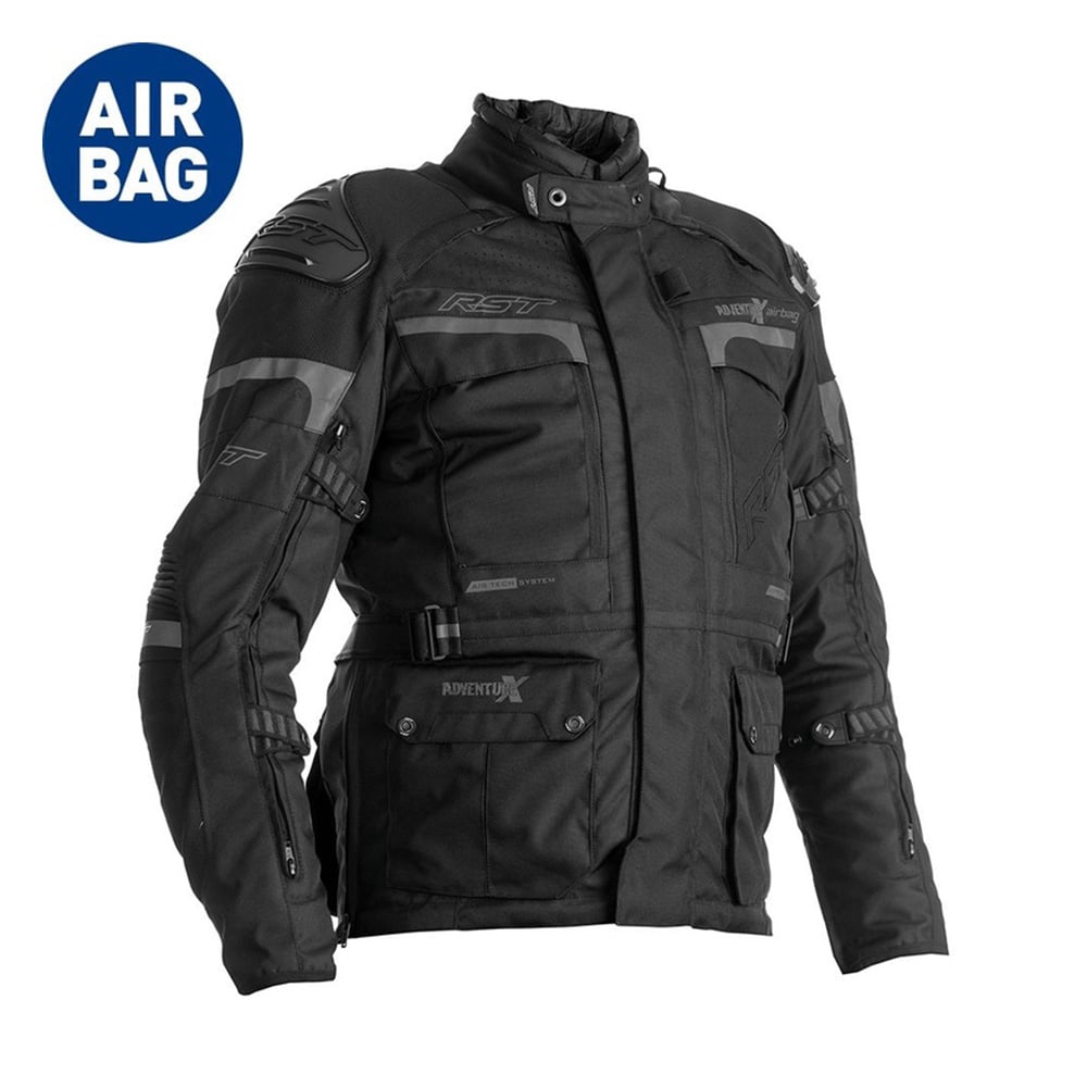 Image of RST Adventure-X Airbag Jacket Black Grey Größe 44