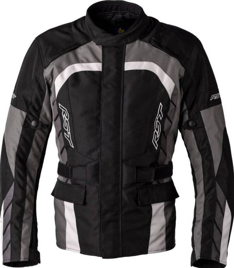 Image of RST Alpha CE 5 Textile Jacket Men Black Gray White Size 40 ID 5056136291091