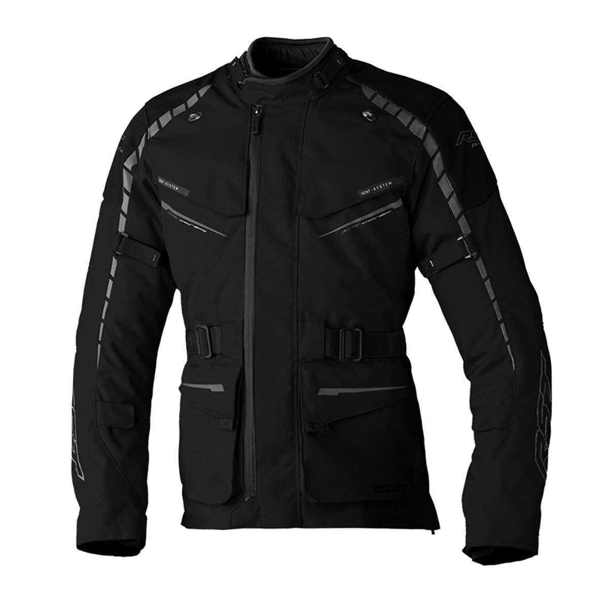 Image of RST Commander Jacket Black Grey Größe 42