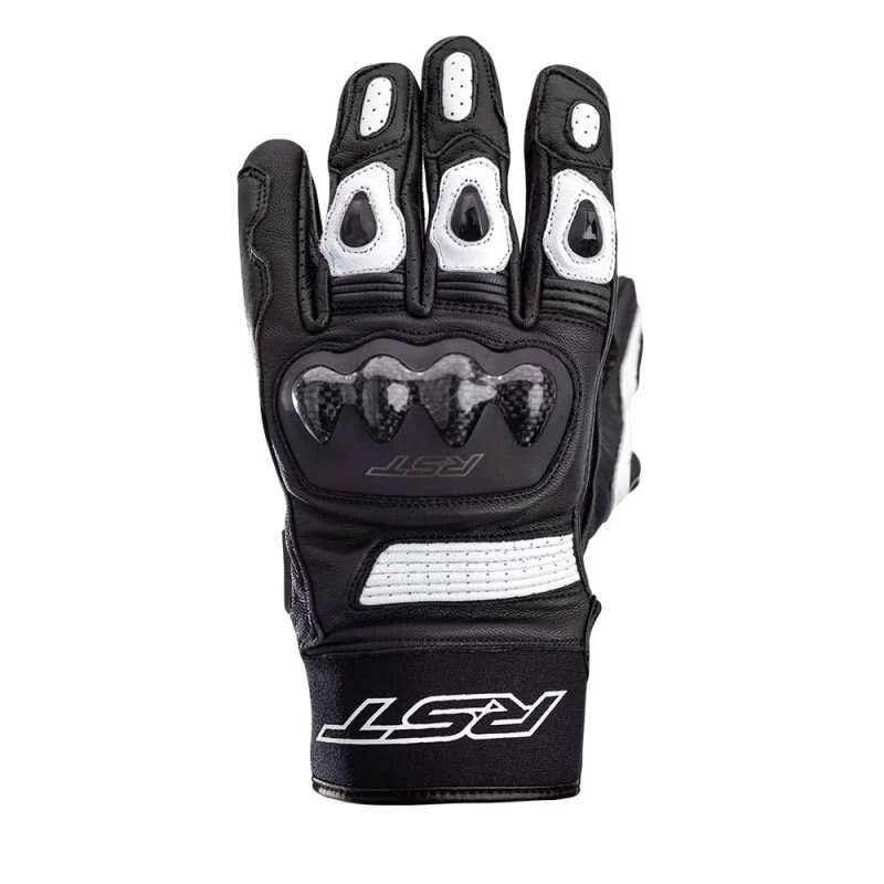 Image of RST Freestyle 2 Ce Mens Glove Noir Blanc Gants Taille 11
