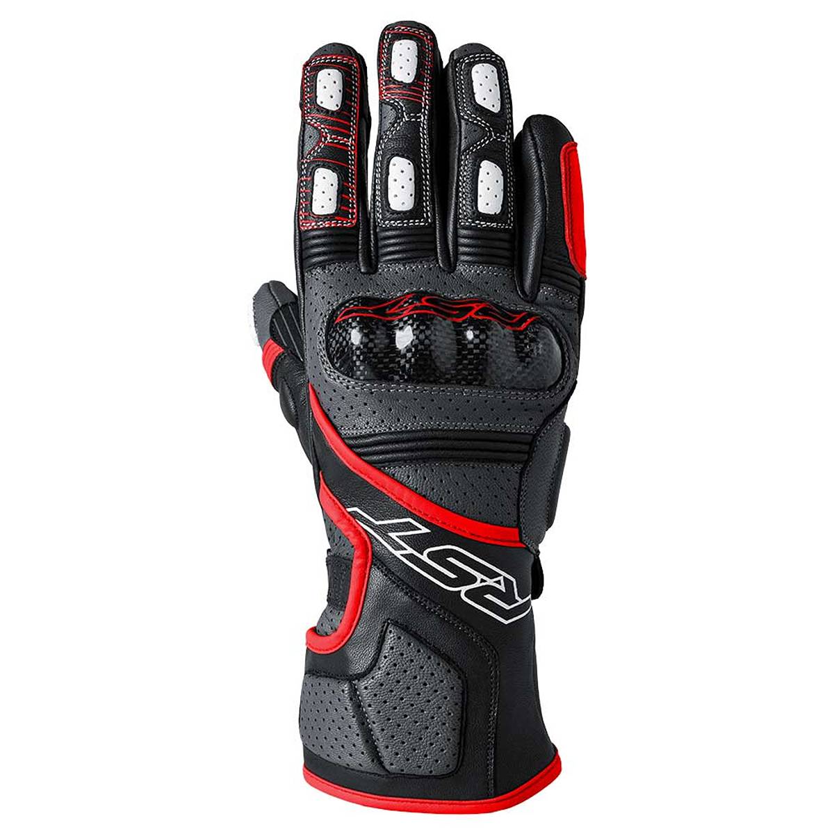 Image of RST Fulcrum Gloves Grey Red Black Größe 10