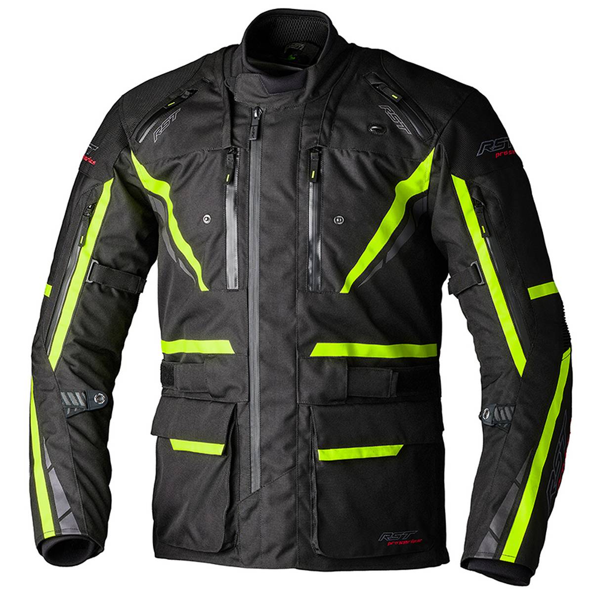 Image of RST Paragon 7 Jacket Black Fluo Yellow Größe 54