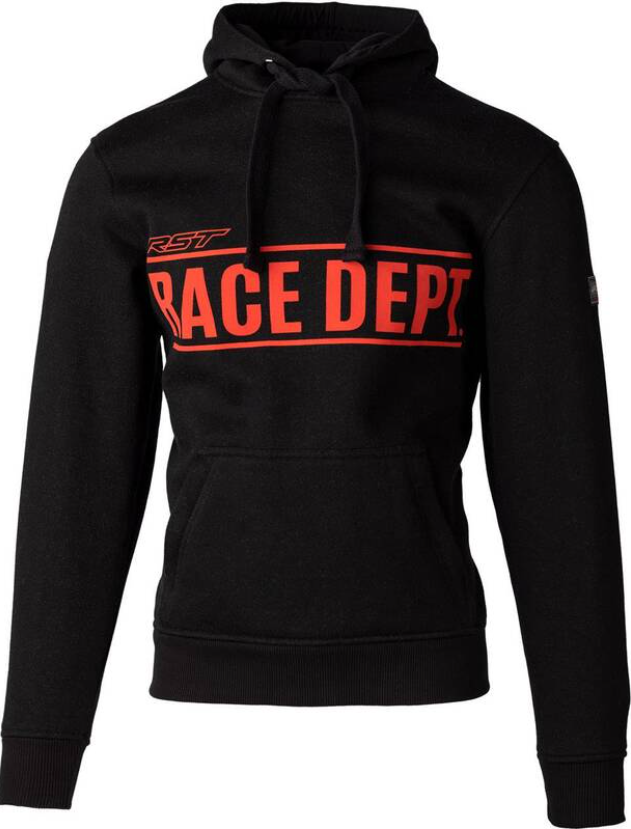 Image of RST Race Dept CE Pullover Textile Hoodie Men Black Size 42 ID 5056136285434