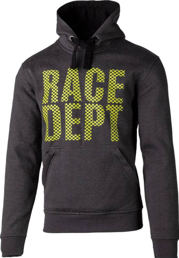 Image of RST Race Dept CE Pullover Textile Hoodie Men Gray Size 42 EN