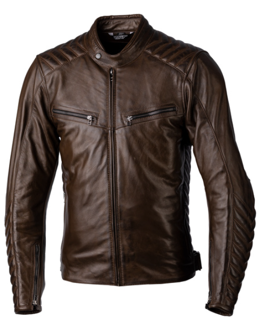 Image of RST Roadster 3 CE Leather Jacket Men Brown Size 40 ID 5056136288053