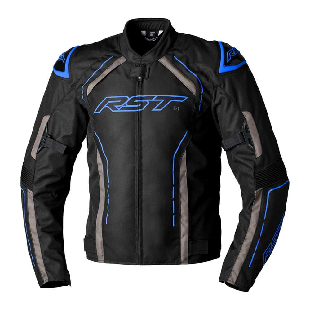 Image of RST S-1 Jacket Black Grey Blue Größe 40