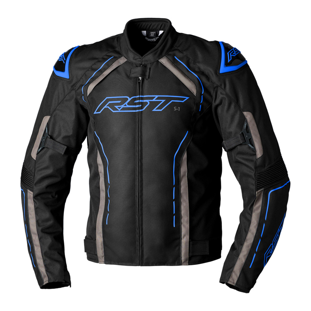 Image of RST S-1 Jacket Black Grey Blue Taille 40