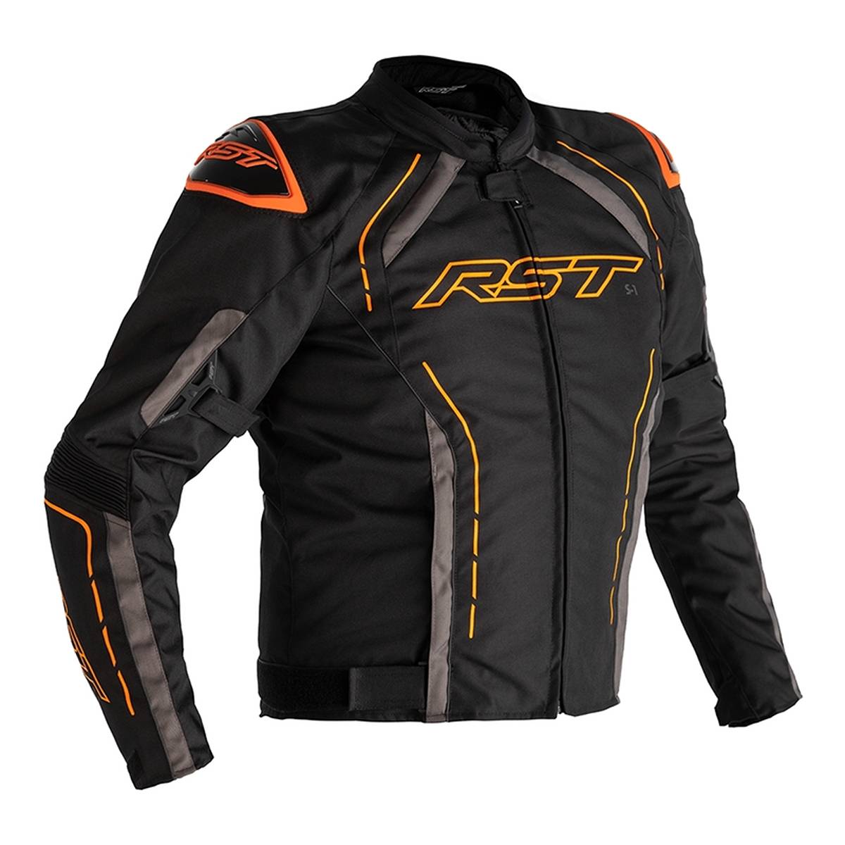 Image of RST S-1 Jacket Black Orange Grey Größe 40