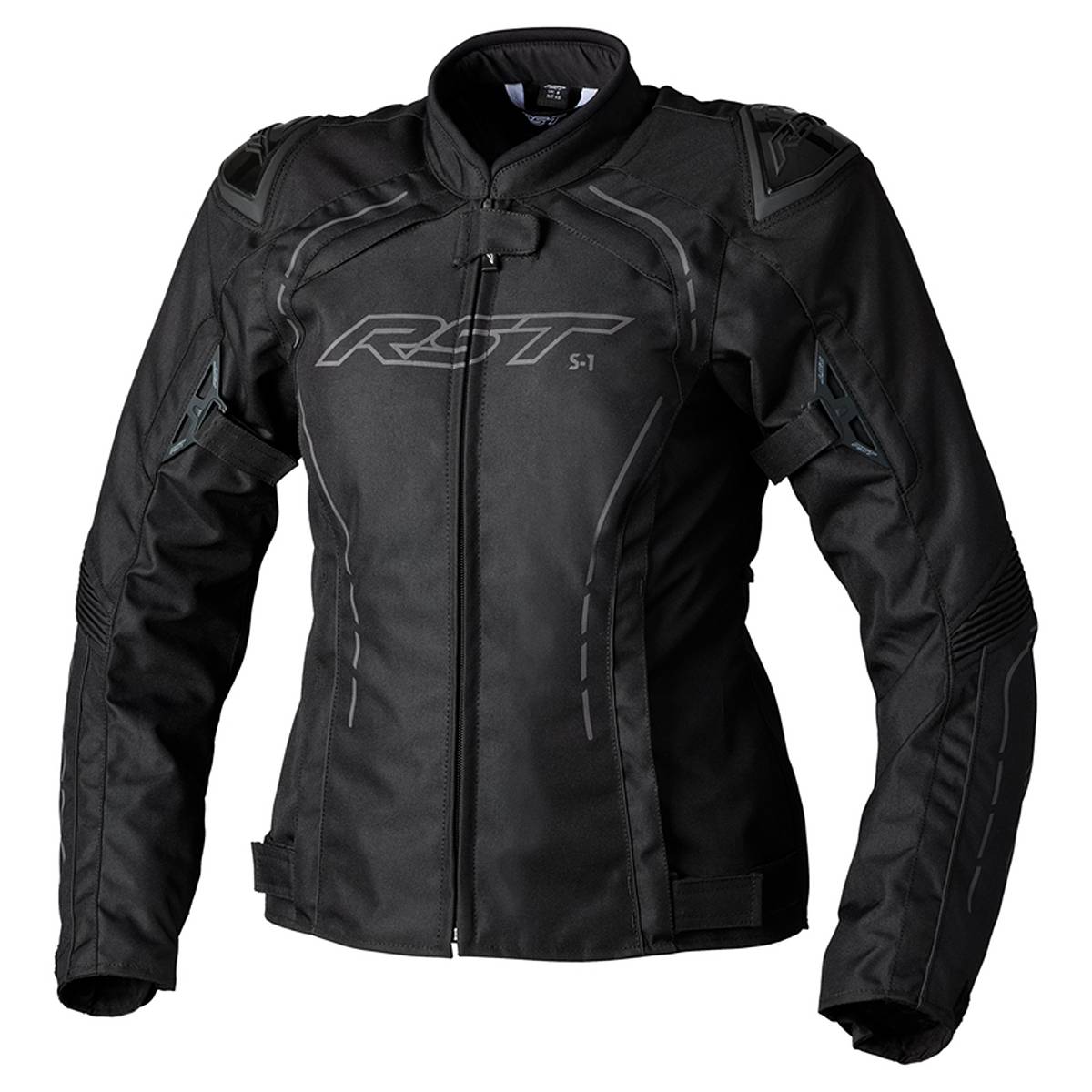 Image of RST S1 Ladies Textile Jacket Black Black Taille 20