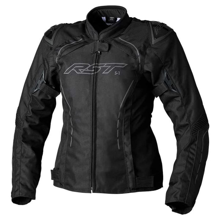 Image of RST S1 Mesh CE Textile Jacket Lady Black Size 14 EN