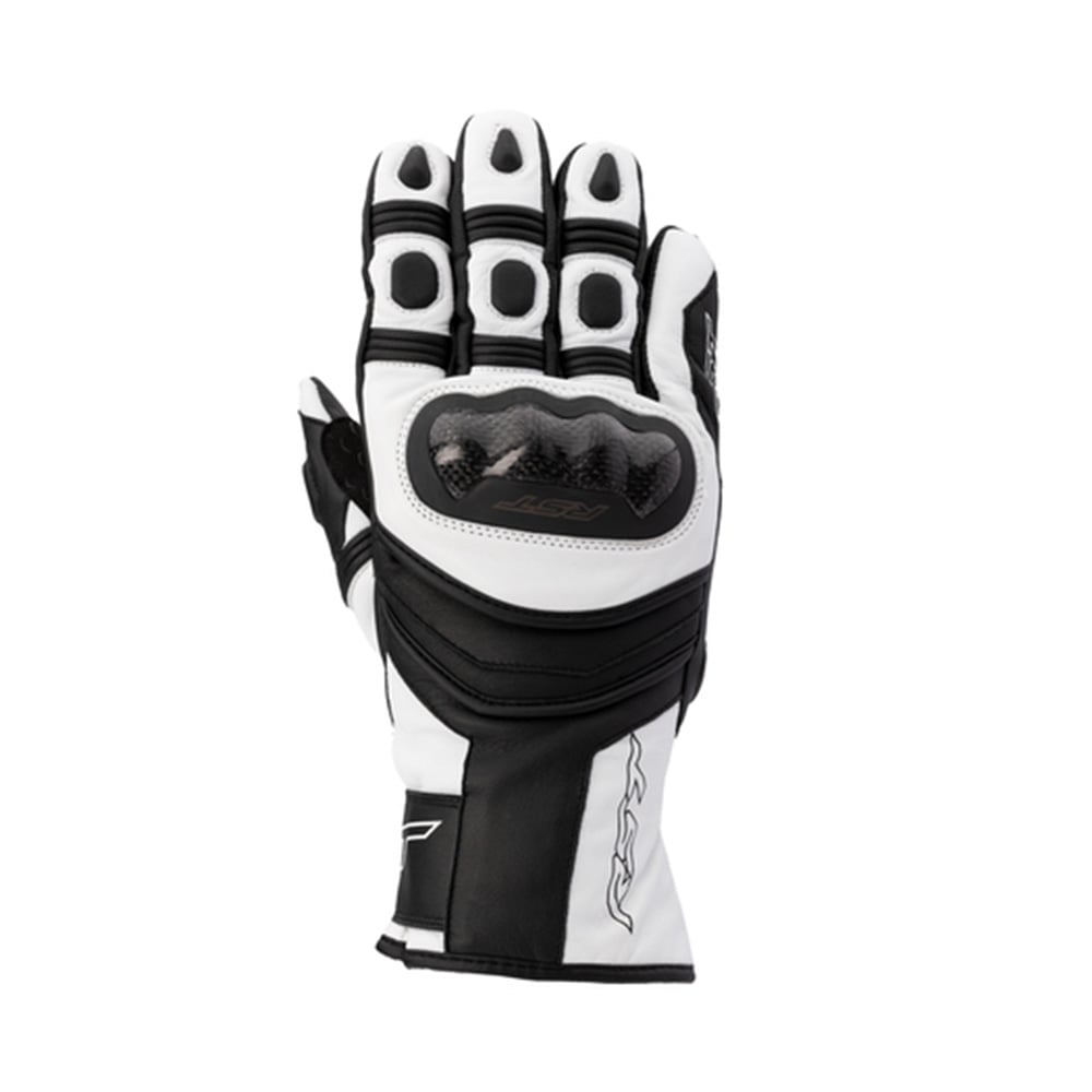 Image of RST Sport Mid Waterproof Gloves White Black Größe 10