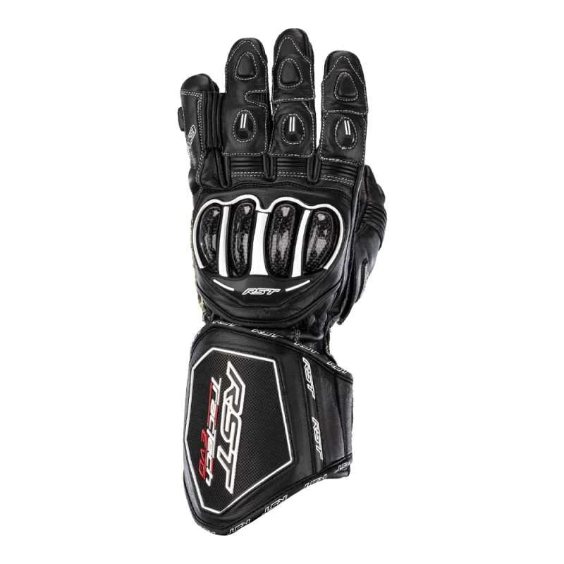 Image of RST Tractech Evo 4 Ce Mens Glove Schwarz Schwarz Weiß Handschuhe Größe 12