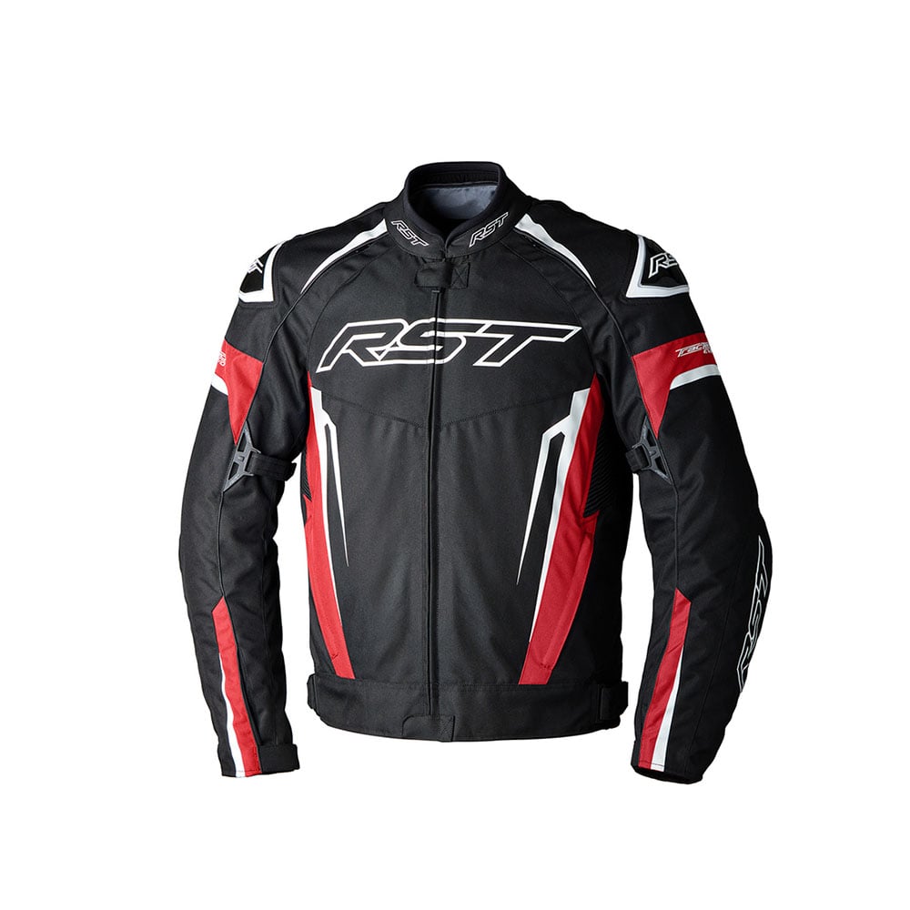 Image of RST Tractech Evo 5 Textile Jacket Red Black White Size 50 ID 5056558134402