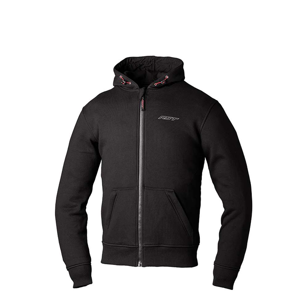 Image of RST X Kevlar Zip Through Urban Hoodie Black Größe 2XL