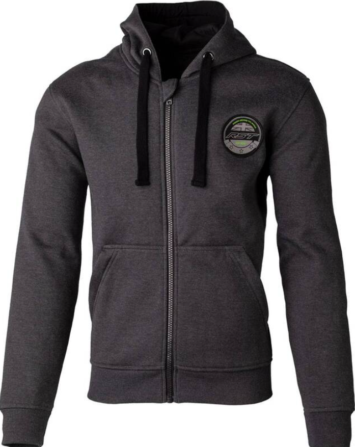 Image of RST Zip Through Factory CE Textile Hoodie Men Gray Size 44 ID 5056136285373