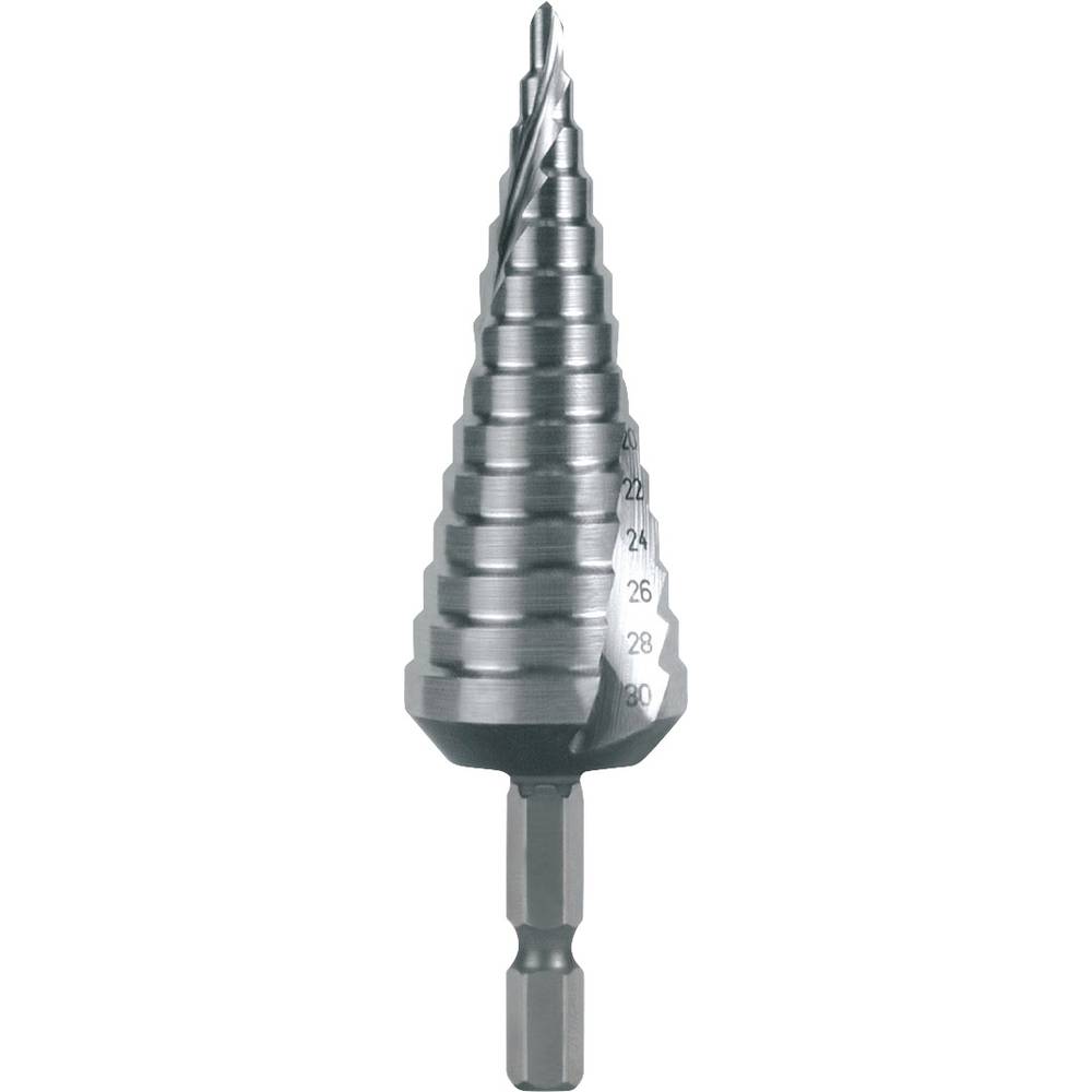 Image of RUKO 101052H Step drill bit 4 - 30 mm HSS Total length 105 mm 1 pc(s)